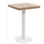 vidaXL Mesa de bistró MDF marrón claro 50x50 cm vidaXL Mesa de bistró MDF marrón claro 50x50 cm