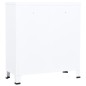 vidaXL Baúl de almacenaje industrial acero blanco 90x40x100 cm vidaXL Baúl de almacenaje industrial acero blanco 90x40x100 cm