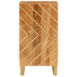 vidaXL Mueble auxiliar madera maciza mango marrón/negro 40x33,5x75 cm vidaXL Mueble auxiliar madera maciza mango marrón/negro 40x33,5x75 cm