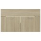 vidaXL Mueble con lavabo madera de ingeniería roble Sonoma vidaXL Mueble con lavabo madera de ingeniería roble Sonoma