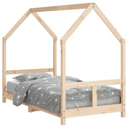 vidaXL Estructura de cama para niños madera maciza de pino 80x160 cm