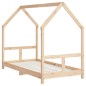 vidaXL Estructura de cama para niños madera maciza de pino 80x160 cm vidaXL Estructura de cama para niños madera maciza de pino 80x160 cm