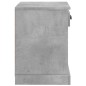 vidaXL Mesita de noche gris hormigón 43x36x50 cm vidaXL Mesita de noche gris hormigón 43x36x50 cm