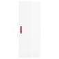 vidaXL Aparador alto madera contrachapada blanco brillo 34,5x34x180 cm vidaXL Aparador alto madera contrachapada blanco brillo 34,5x34x180 cm