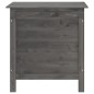 vidaXL Arcón de jardín madera maciza abeto gris antracita 50x49x56,5cm vidaXL Arcón de jardín madera maciza abeto gris antracita 50x49x56,5cm