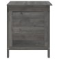 vidaXL Arcón de jardín madera maciza abeto gris antracita 50x49x56,5cm vidaXL Arcón de jardín madera maciza abeto gris antracita 50x49x56,5cm