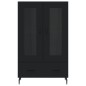 vidaXL Aparador alto madera de ingeniería negro 69,5x31x115 cm vidaXL Aparador alto madera de ingeniería negro 69,5x31x115 cm