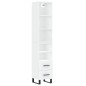 vidaXL Aparador alto madera contrachapada blanco 34,5x34x180 cm vidaXL Aparador alto madera contrachapada blanco 34,5x34x180 cm