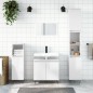 vidaXL Set de muebles baño 3 pzas madera contrachapada blanco brillo vidaXL Set de muebles baño 3 pzas madera contrachapada blanco brillo