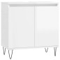 vidaXL Set de muebles baño 3 pzas madera contrachapada blanco brillo vidaXL Set de muebles baño 3 pzas madera contrachapada blanco brillo