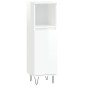 vidaXL Set de muebles baño 3 pzas madera contrachapada blanco brillo vidaXL Set de muebles baño 3 pzas madera contrachapada blanco brillo