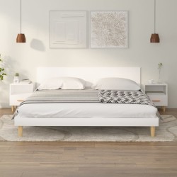 vidaXL Mesitas de noche 2 unidades color blanco 40x35x47 cm