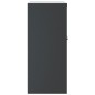 vidaXL Armario archivador de acero gris antracita 79x40x90 cm