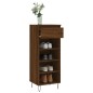 vidaXL Mueble zapatero madera contrachapada roble marrón 40x36x105 cm