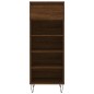 vidaXL Mueble zapatero madera contrachapada roble marrón 40x36x105 cm