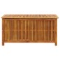 vidaXL Caja de almacenaje de jardín madera maciza acacia 113x50x58 cm