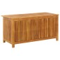 vidaXL Caja de almacenaje de jardín madera maciza acacia 113x50x58 cm