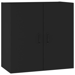 vidaXL Armario de pared madera contrachapada negro 60x31x60 cm