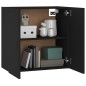 vidaXL Armario de pared madera contrachapada negro 60x31x60 cm vidaXL Armario de pared madera contrachapada negro 60x31x60 cm