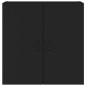 vidaXL Armario de pared madera contrachapada negro 60x31x60 cm vidaXL Armario de pared madera contrachapada negro 60x31x60 cm