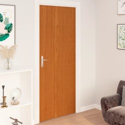 vidaXL Láminas autoadhesivas puertas 4 uds PVC roble claro 210x90 cm 