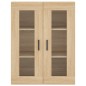 vidaXL Aparador alto madera contrachapada color roble 69,5x34x180 cm vidaXL Aparador alto madera contrachapada color roble 69,5x34x180 cm