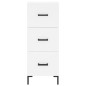 vidaXL Aparador alto madera contrachapada blanco 34,5x34x180 cm vidaXL Aparador alto madera contrachapada blanco 34,5x34x180 cm