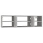 vidaXL Estantería pared madera contrachapada gris hormigón 102x30x29cm vidaXL Estantería pared madera contrachapada gris hormigón 102x30x29cm