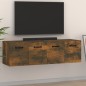 vidaXL Armarios pared 2 uds contrachapada roble ahumado 80x35x36,5 cm vidaXL Armarios pared 2 uds contrachapada roble ahumado 80x35x36,5 cm