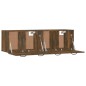 vidaXL Armarios pared 2 uds contrachapada roble ahumado 80x35x36,5 cm vidaXL Armarios pared 2 uds contrachapada roble ahumado 80x35x36,5 cm
