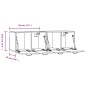 vidaXL Armarios pared 2 uds contrachapada roble ahumado 80x35x36,5 cm vidaXL Armarios pared 2 uds contrachapada roble ahumado 80x35x36,5 cm