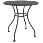 vidaXL Set de comedor de jardín 3 pzas malla metal expandido antracita vidaXL Set de comedor de jardín 3 pzas malla metal expandido antracita