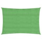 vidaXL Toldo de vela HDPE verde claro 160 g/m² 2,5x4 m