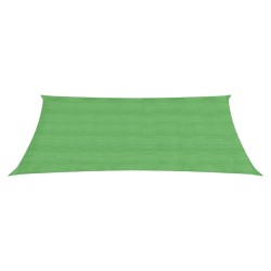 vidaXL Toldo de vela HDPE verde claro 160 g/m² 2,5x4 m