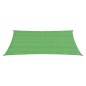 vidaXL Toldo de vela HDPE verde claro 160 g/m² 2,5x4 m