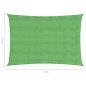 vidaXL Toldo de vela HDPE verde claro 160 g/m² 2,5x4 m