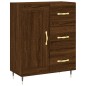 vidaXL Aparador alto madera contrachapada marrón roble 69,5x34x180 cm vidaXL Aparador alto madera contrachapada marrón roble 69,5x34x180 cm