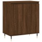 vidaXL Aparador madera contrachapada marrón roble 60x35x70 cm vidaXL Aparador madera contrachapada marrón roble 60x35x70 cm