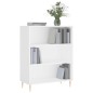 vidaXL Estantería madera de ingeniería blanco 69,5x32,5x90 cm vidaXL Estantería madera de ingeniería blanco 69,5x32,5x90 cm