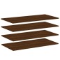 vidaXL Estantes pared 4 uds madera ingeniería marrón 100x50x1,5 cm vidaXL Estantes pared 4 uds madera ingeniería marrón 100x50x1,5 cm