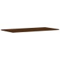 vidaXL Estantes pared 4 uds madera ingeniería marrón 100x50x1,5 cm vidaXL Estantes pared 4 uds madera ingeniería marrón 100x50x1,5 cm