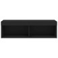 vidaXL Mueble para TV con luces LED negro 100x30x30 cm vidaXL Mueble para TV con luces LED negro 100x30x30 cm