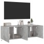 vidaXL Muebles TV de pared luces LED 2 uds gris hormigón 60x35x41 cm vidaXL Muebles TV de pared luces LED 2 uds gris hormigón 60x35x41 cm