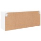 vidaXL Mueble de TV de pared con luces LED blanco 100x30x40 cm