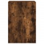 vidaXL Mueble TV de pared madera ingeniería roble ahumado 40,5x30x60cm
