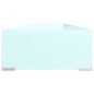vidaXL Mueble TV/Elevador de monitor cristal verde 110x30x13 cm vidaXL Mueble TV/Elevador de monitor cristal verde 110x30x13 cm