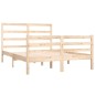vidaXL Estructura de cama madera maciza de pino 120x190 cm