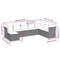 vidaXL Set de sofás de jardín 8 piezas y cojines ratán sintético negro vidaXL Set de sofás de jardín 8 piezas y cojines ratán sintético negro