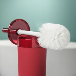 Sealskin escobilla y portaescobillas de baño Bloom 361770559 (Rojo)
