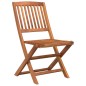 vidaXL Juego de comedor de jardín 5 piezas madera maciza de acacia vidaXL Juego de comedor de jardín 5 piezas madera maciza de acacia